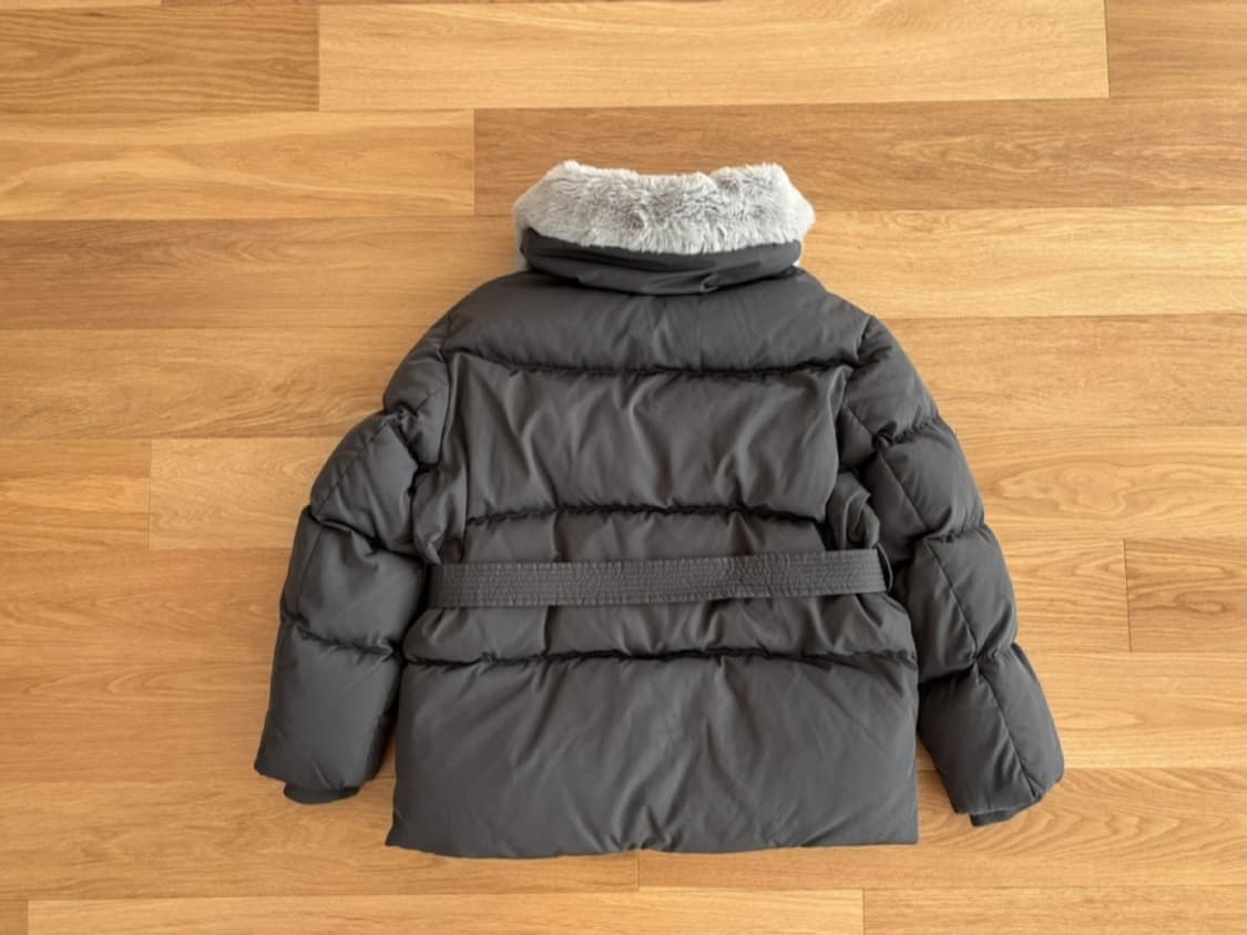 리스트 퍼 칼라 벨티드 숏 덕다운 점퍼 55 상품이미지2