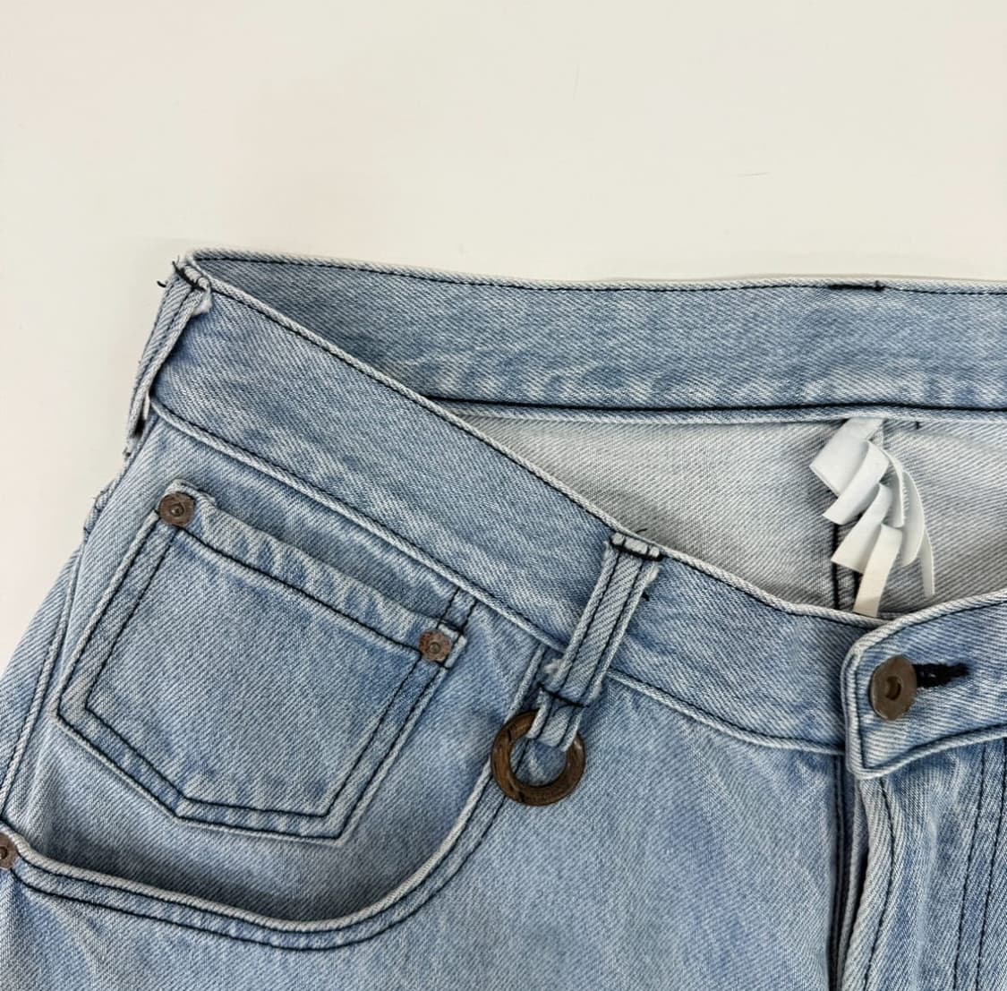 소시오츠키 링 패치 데님 팬츠 상품이미지3