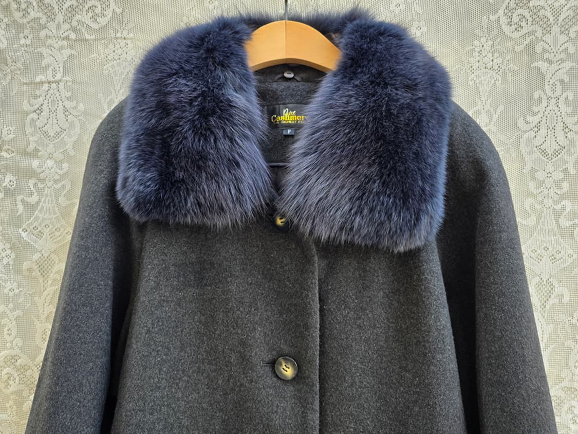 캐시미어 100% 천연 폭스퍼 상품이미지2
