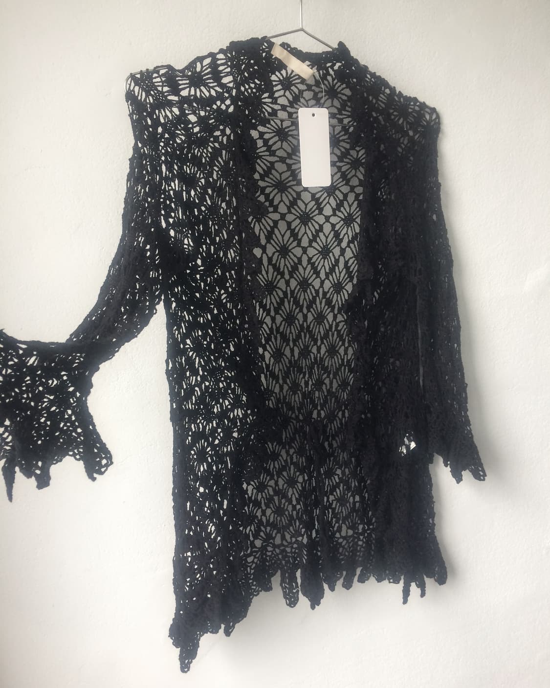 Crochet drape point cardigan 상품이미지2