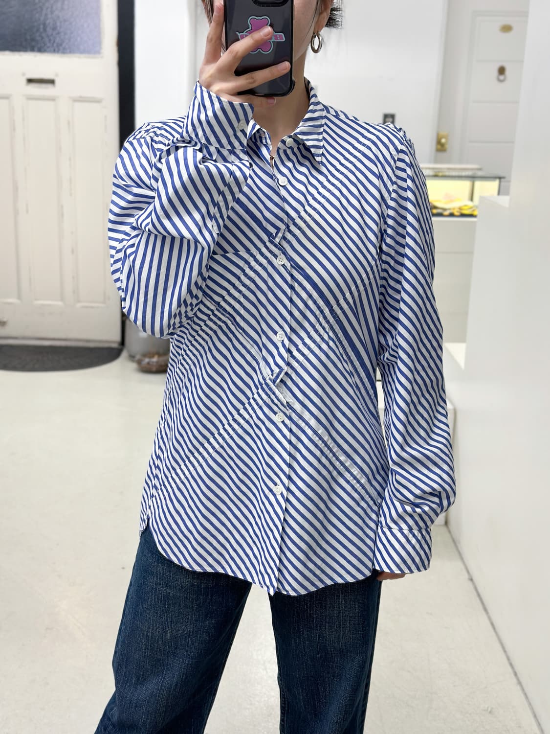 COMME des GARCONS stripe shirt 상품이미지2