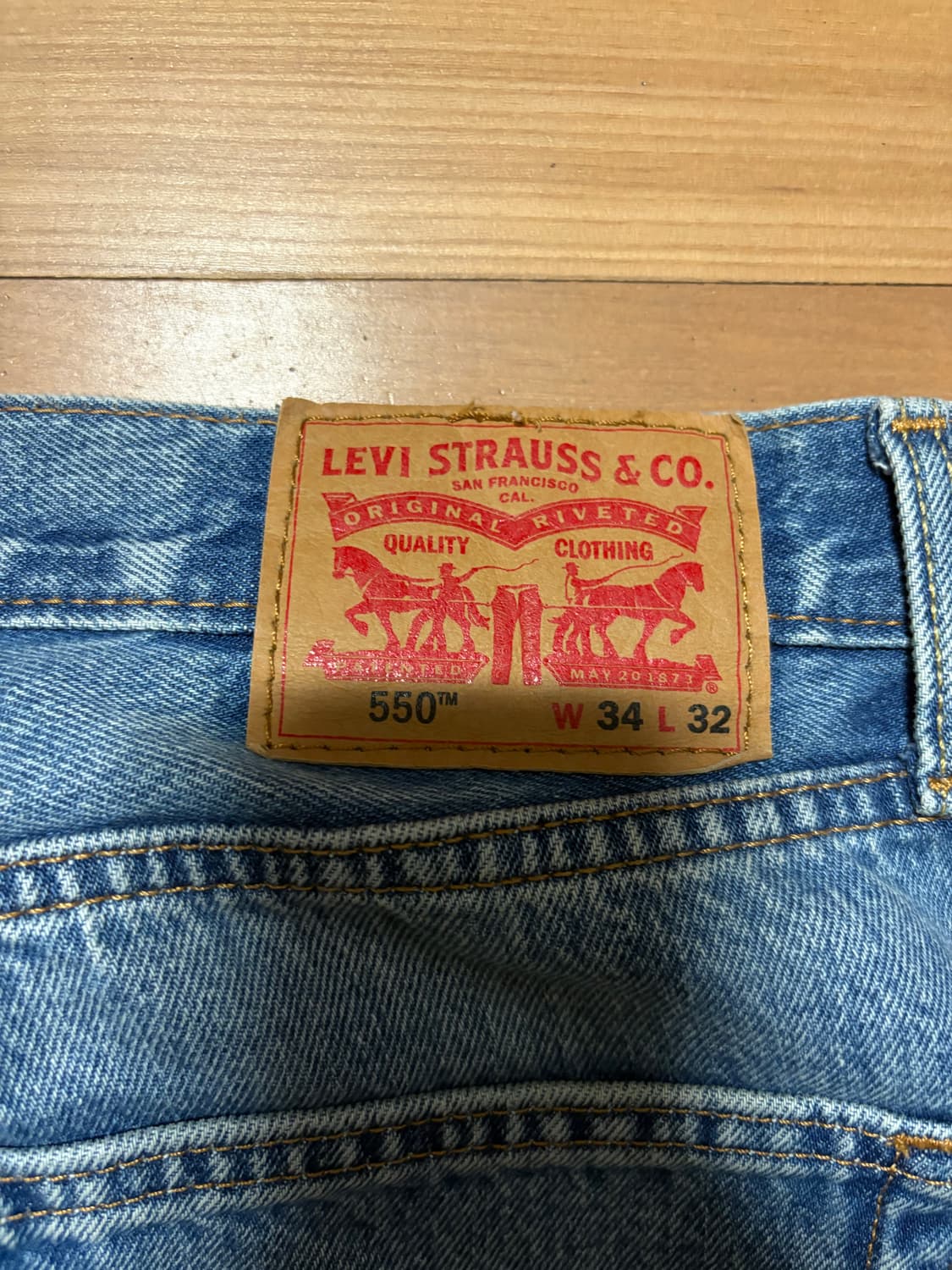 리바이스 550 데님 팬츠 상품이미지2