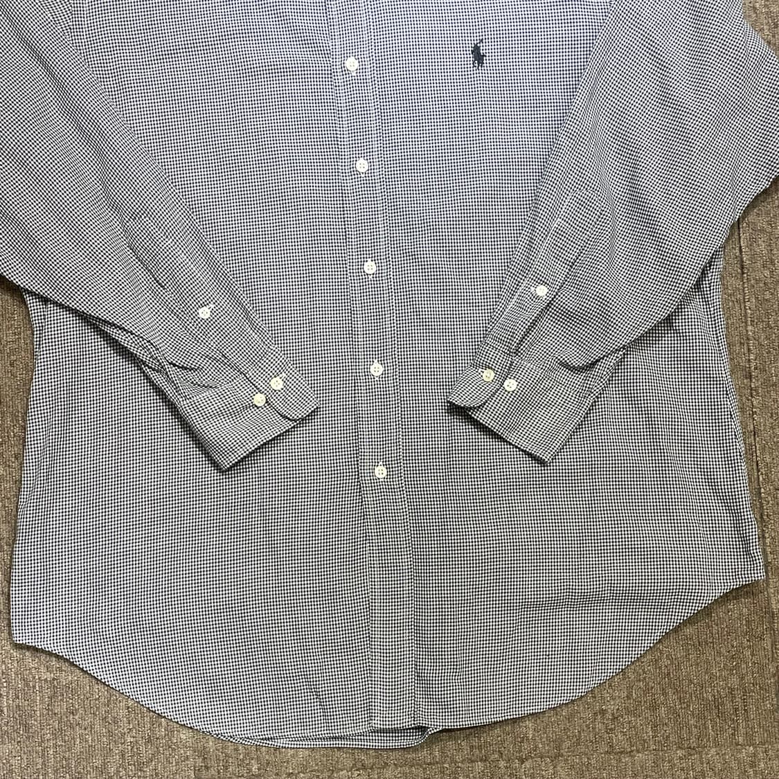 (16 1/2) POLO 폴로 랄프로렌 체크 셔츠 상품이미지3