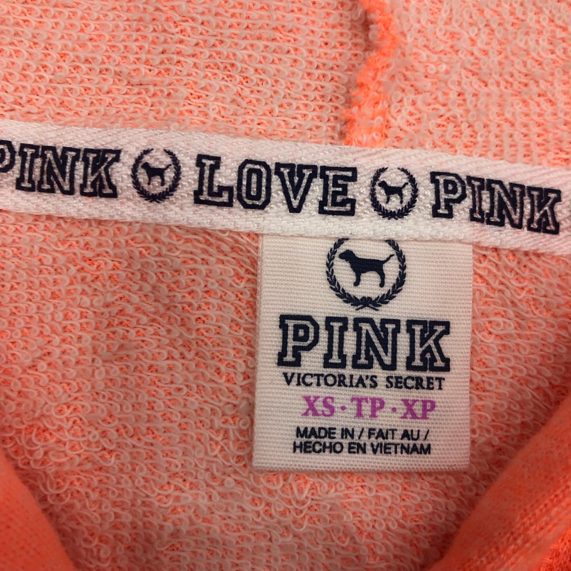 핑크 X 빅토리아 시크릿 후드집업 상품이미지3