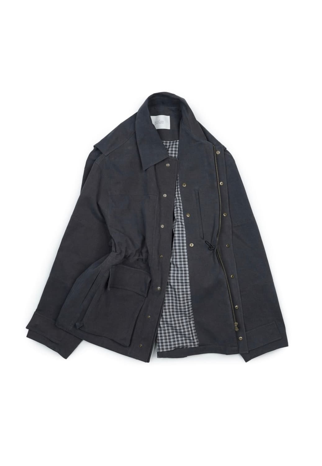 Yiyae 체크 워크 자켓 구매 (차콜,네이비) 상품이미지1