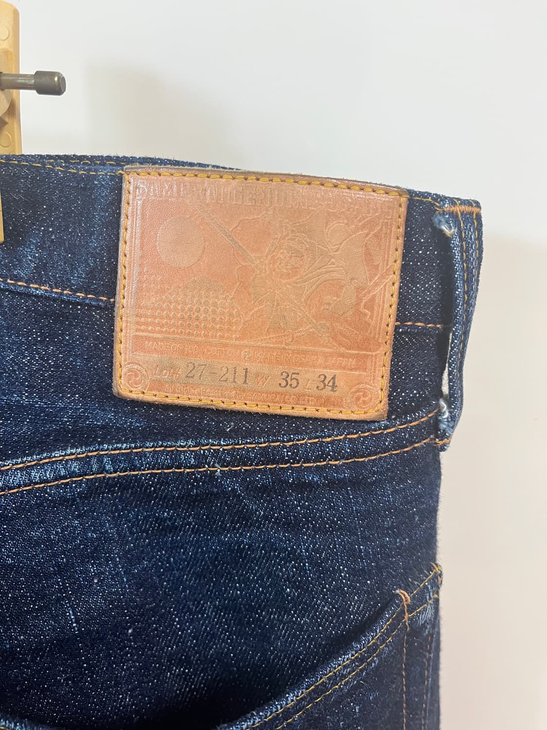 사무라이진즈 S211VX 17oz BENKEI 데님 팬츠 상품이미지3