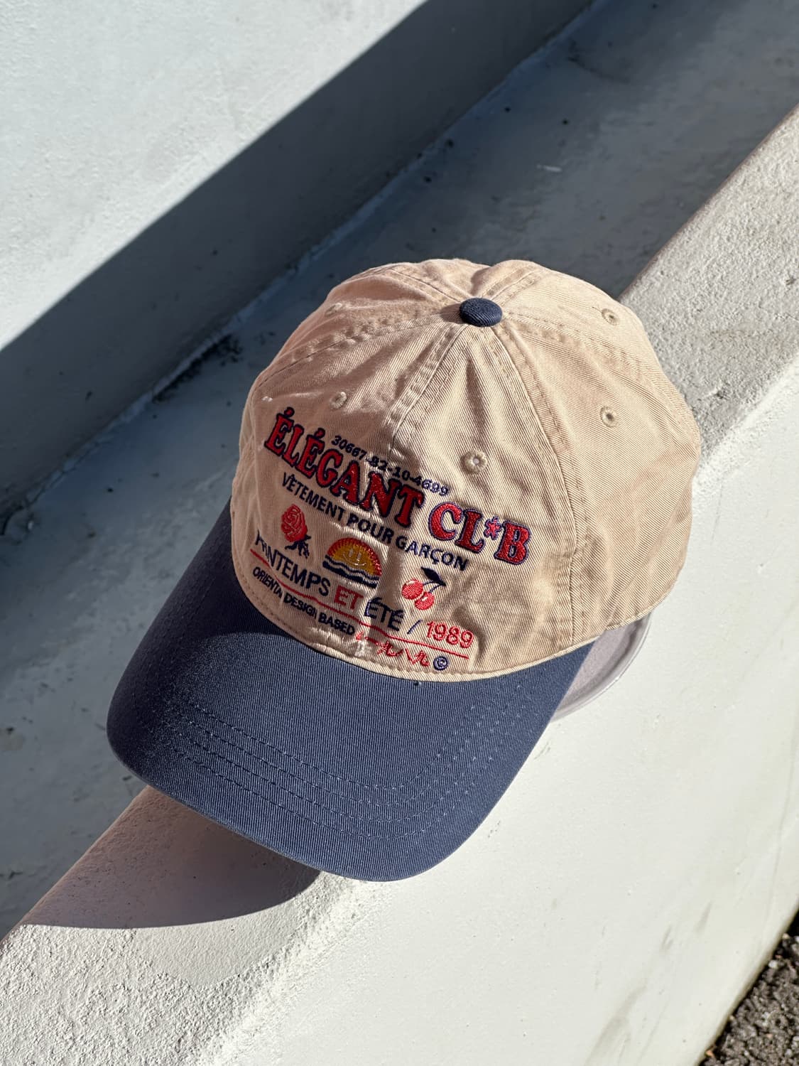 [F] 곤니치와봉쥬르 엘레강트 볼캡 모자 상품이미지2