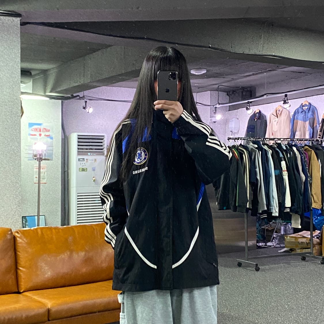 아디다스 08-09 첼시 빈티지 바람막이 자켓 B4467 상품이미지1