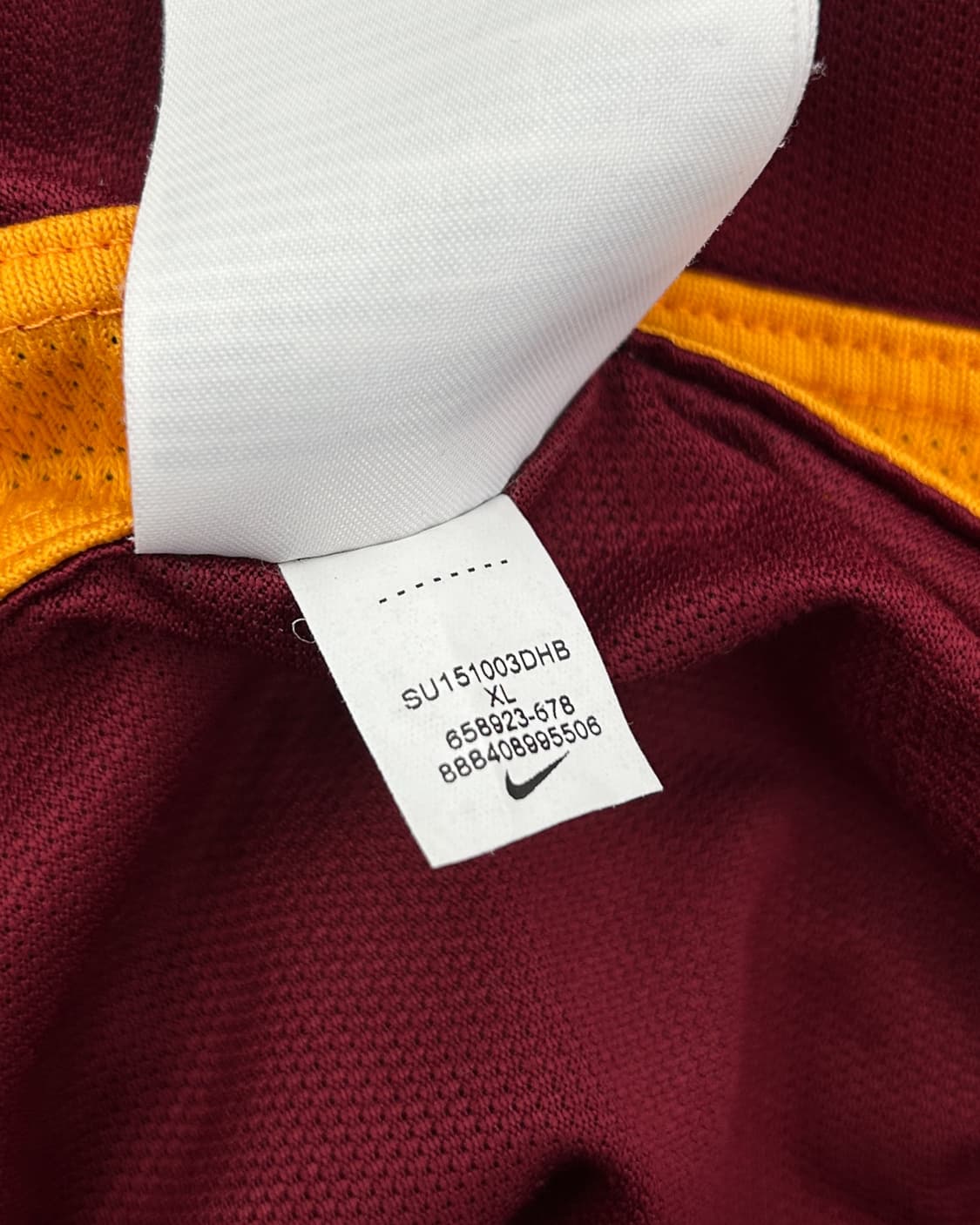 (어센틱) 나이키 15-16 AS 로마 홈 챔스킷 토티 상품이미지10