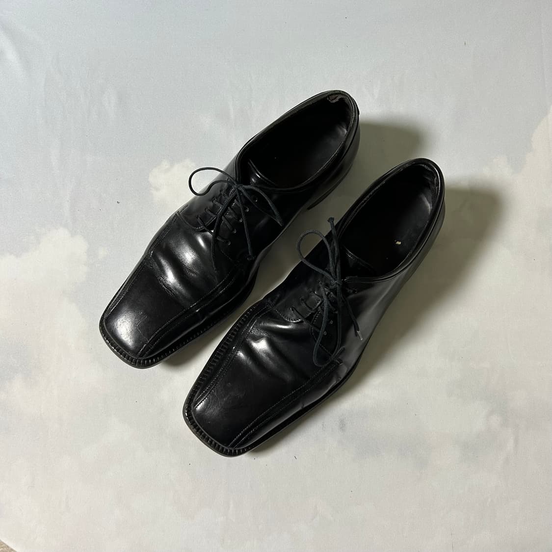 Prada semi square toe derby shoes 상품이미지1