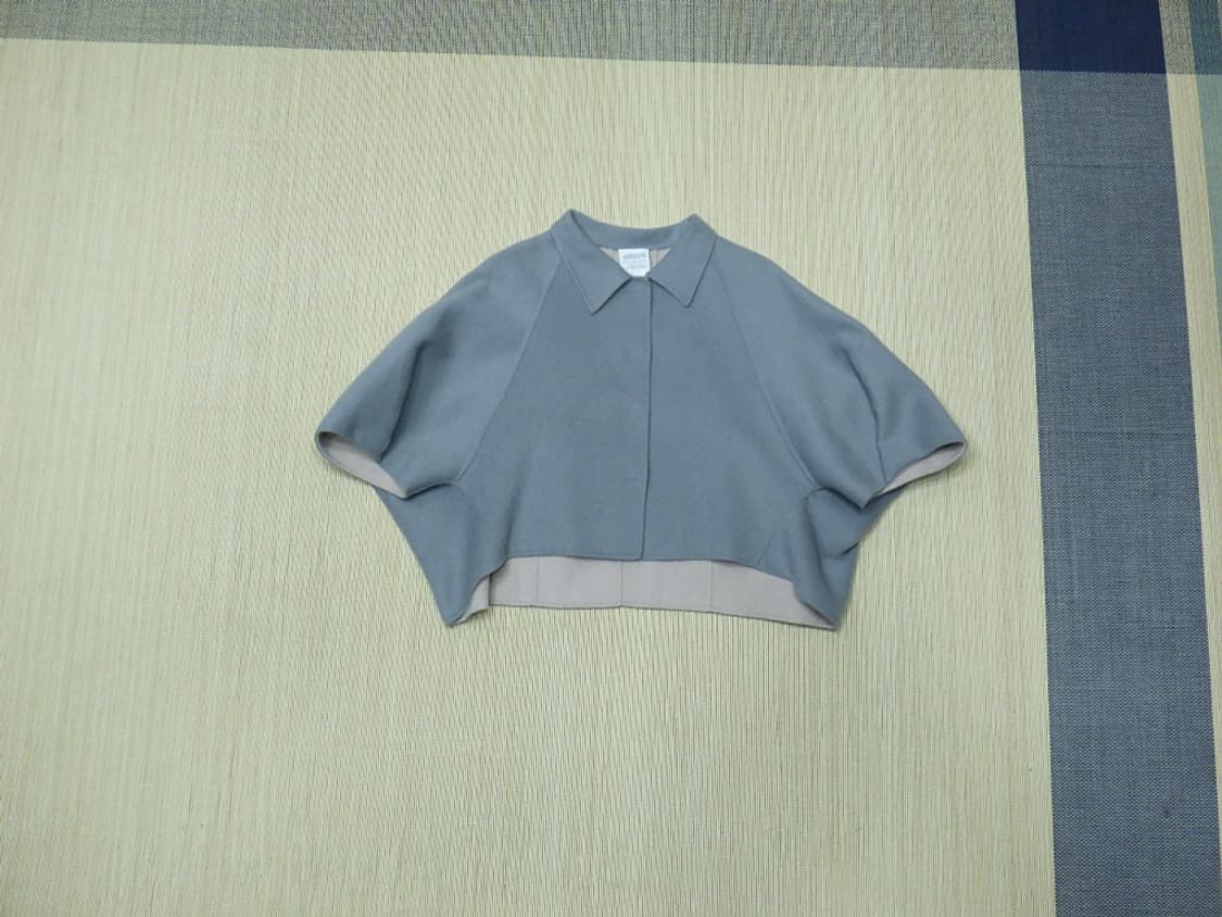 (85) 아르마니꼴레지오니 울 캐시미어 판초 숏자켓 상품이미지1