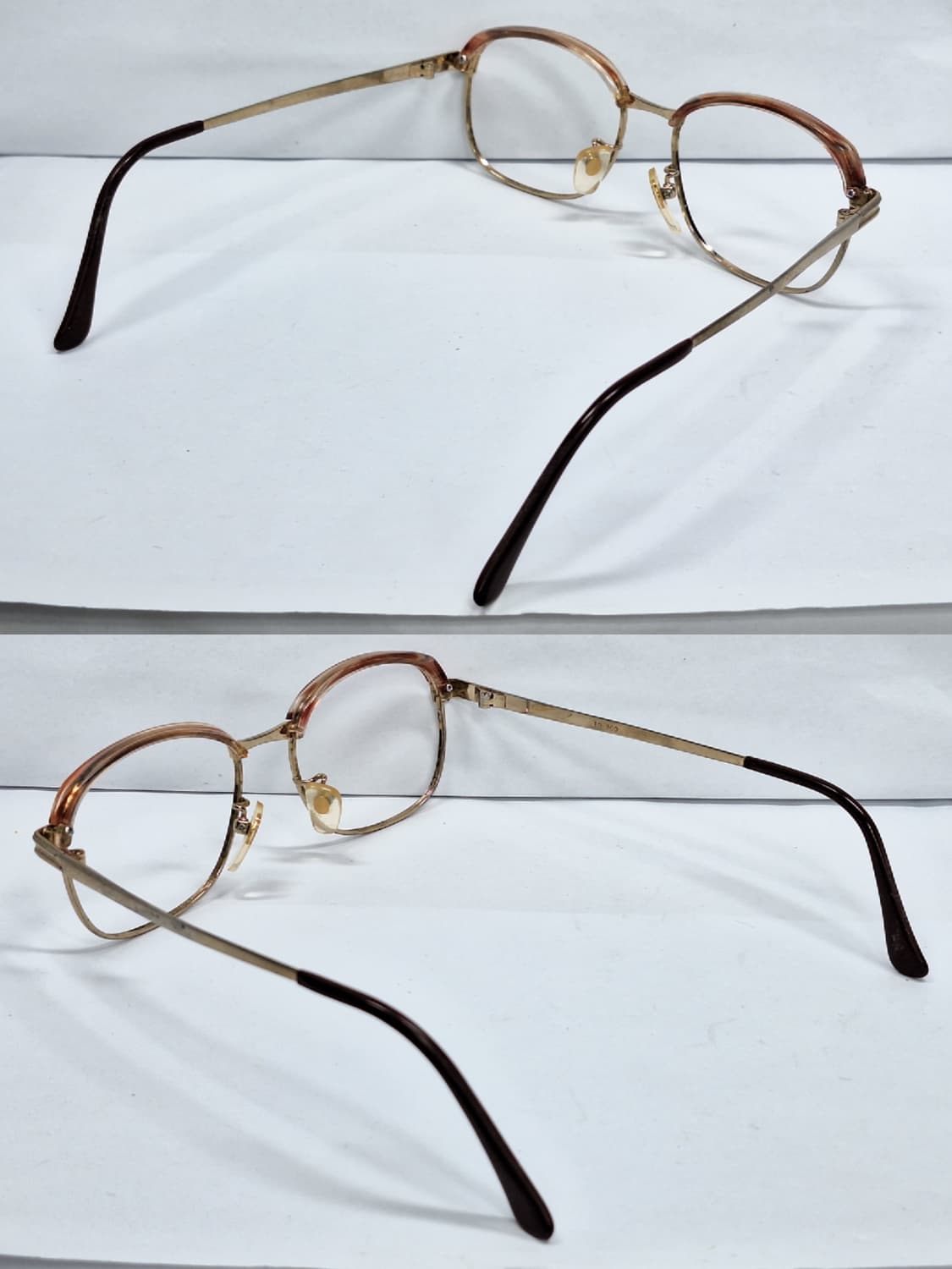 TD-200 브로우 커버 안경 안경테 50ㅁ15/ 일본 일제 수입 빈티지 상품이미지7