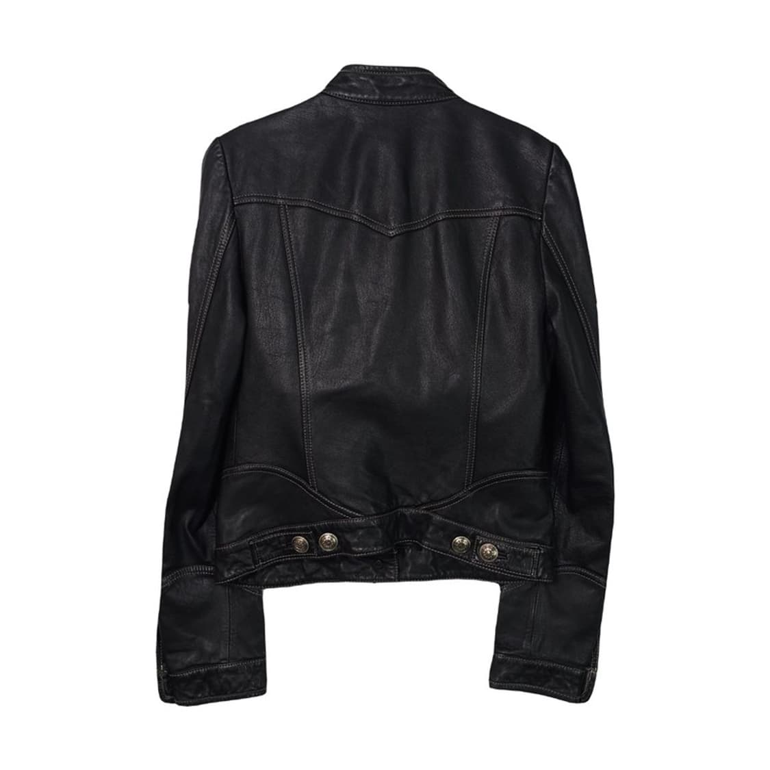 크롭 램스킨 자켓 66 상품이미지2