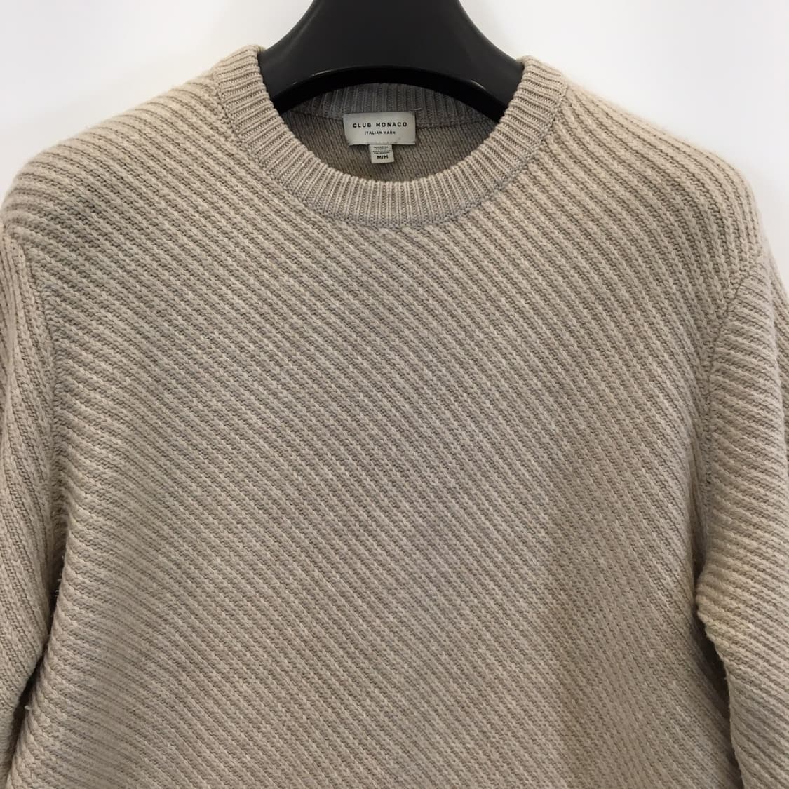 클럽모나코 이탈리안얀 울 100% 짜임니트 M (국내판)  상품이미지2