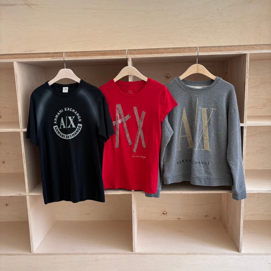 알마니 익스체인지 로고 티셔츠 상품이미지4