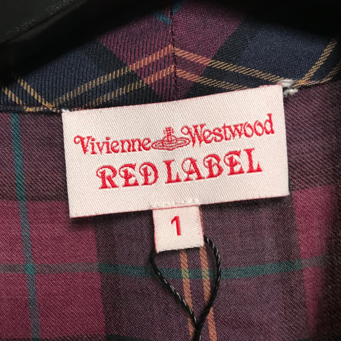 비비안웨스트우드 체크 반팔 셔츠 1(W) 상품이미지5