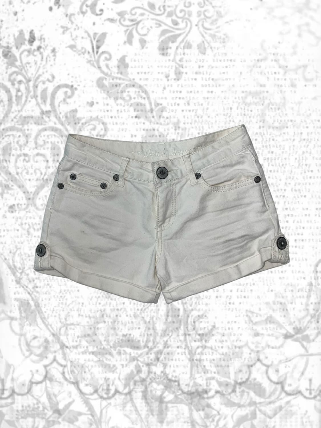white denim shorts 상품이미지1