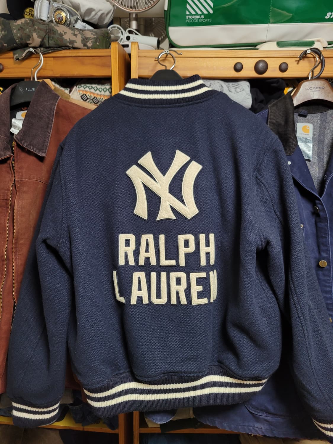 24FW 폴로 랄프로렌 뉴욕 양키스 울 바시티 상품이미지6