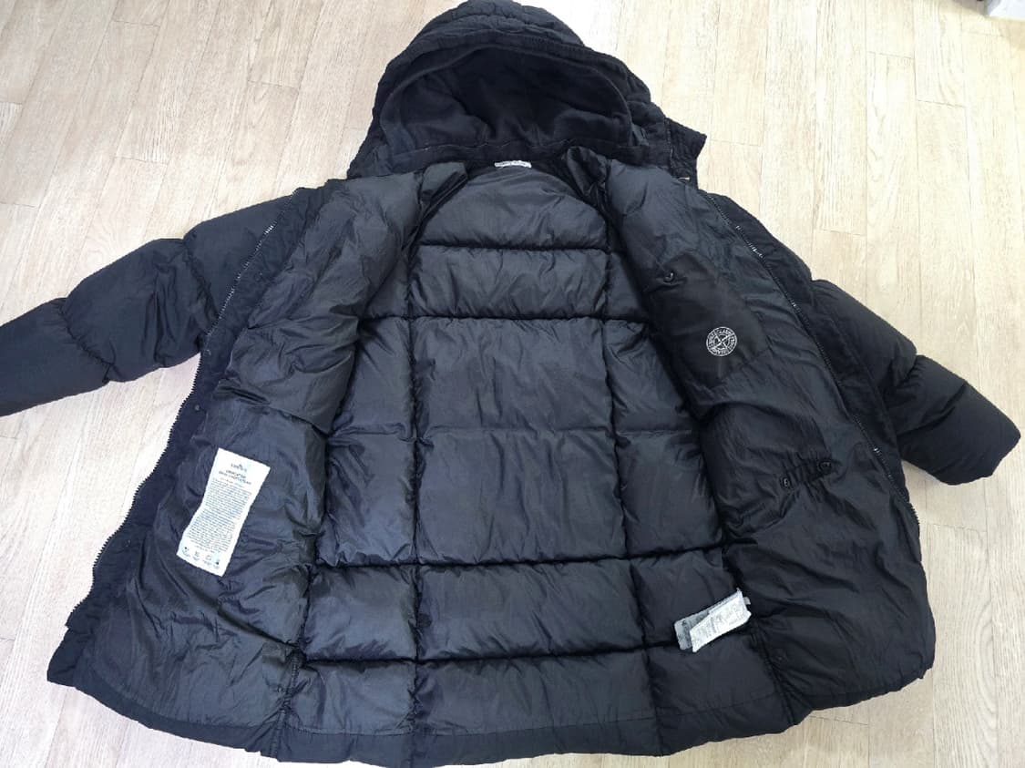 [M] 스톤아일랜드 크링클랩스 롱패딩 후드 집업 자켓 상품이미지3