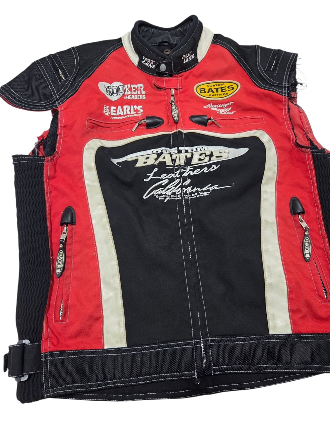 베이츠 빈티지 커스텀 메쉬 바이크 베스트 상품이미지5