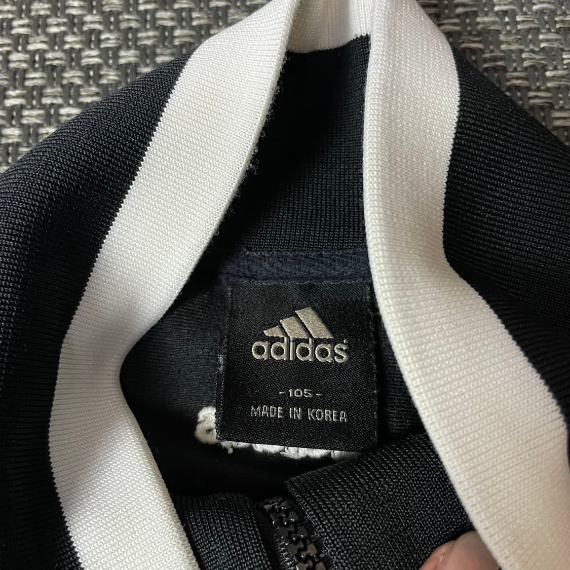 아디다스 블랙 트랙탑 져지 105 상품이미지5