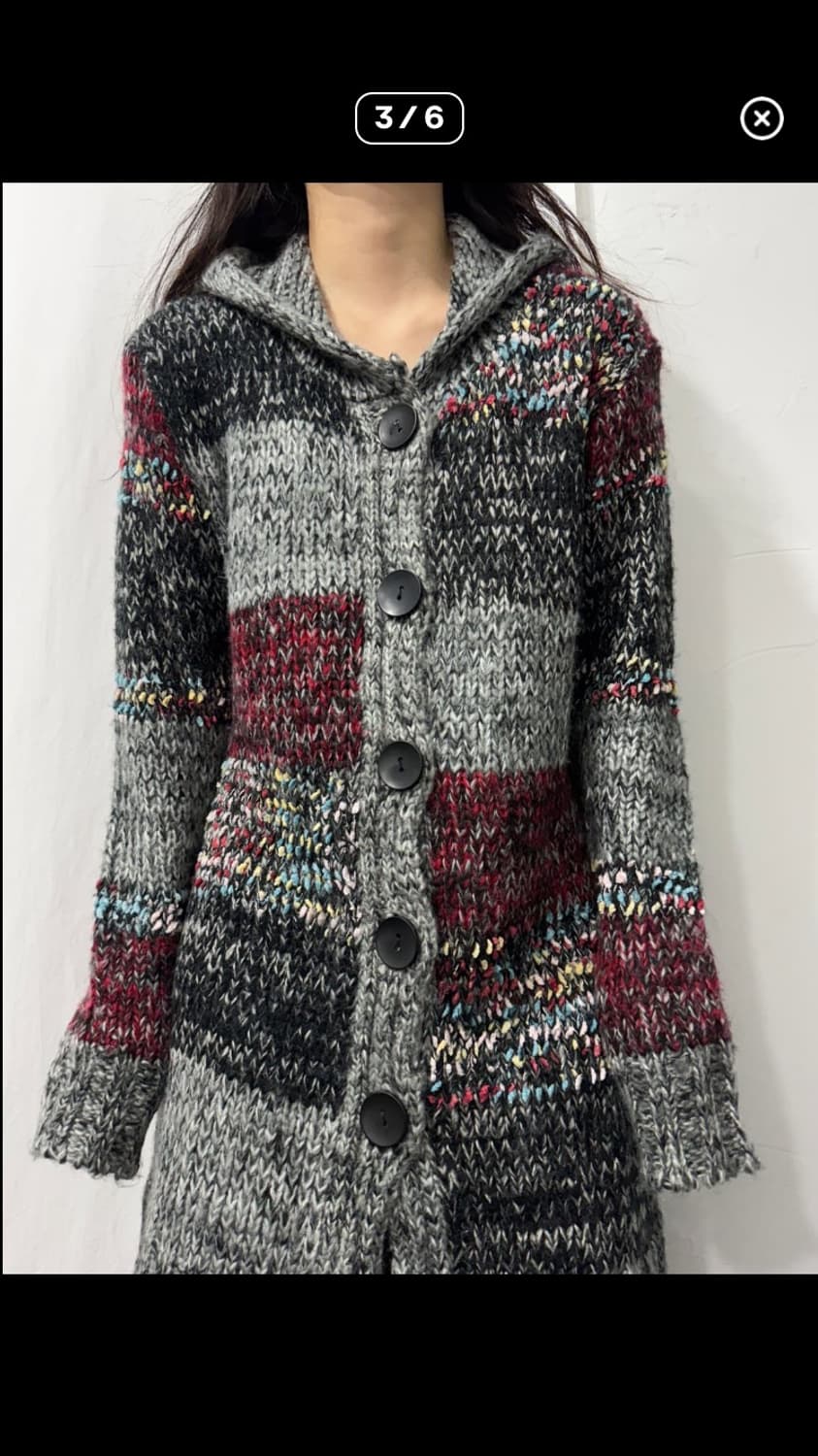hood pattern cardigan 상품이미지3