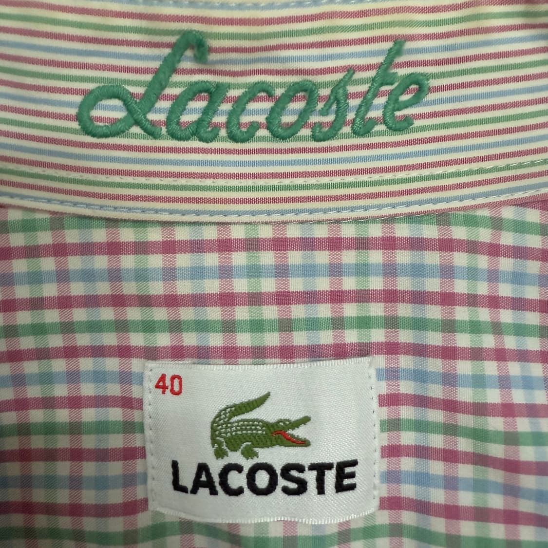 [100] 라코스테 잔체크 드레스 셔츠 남방 1816 상품이미지5