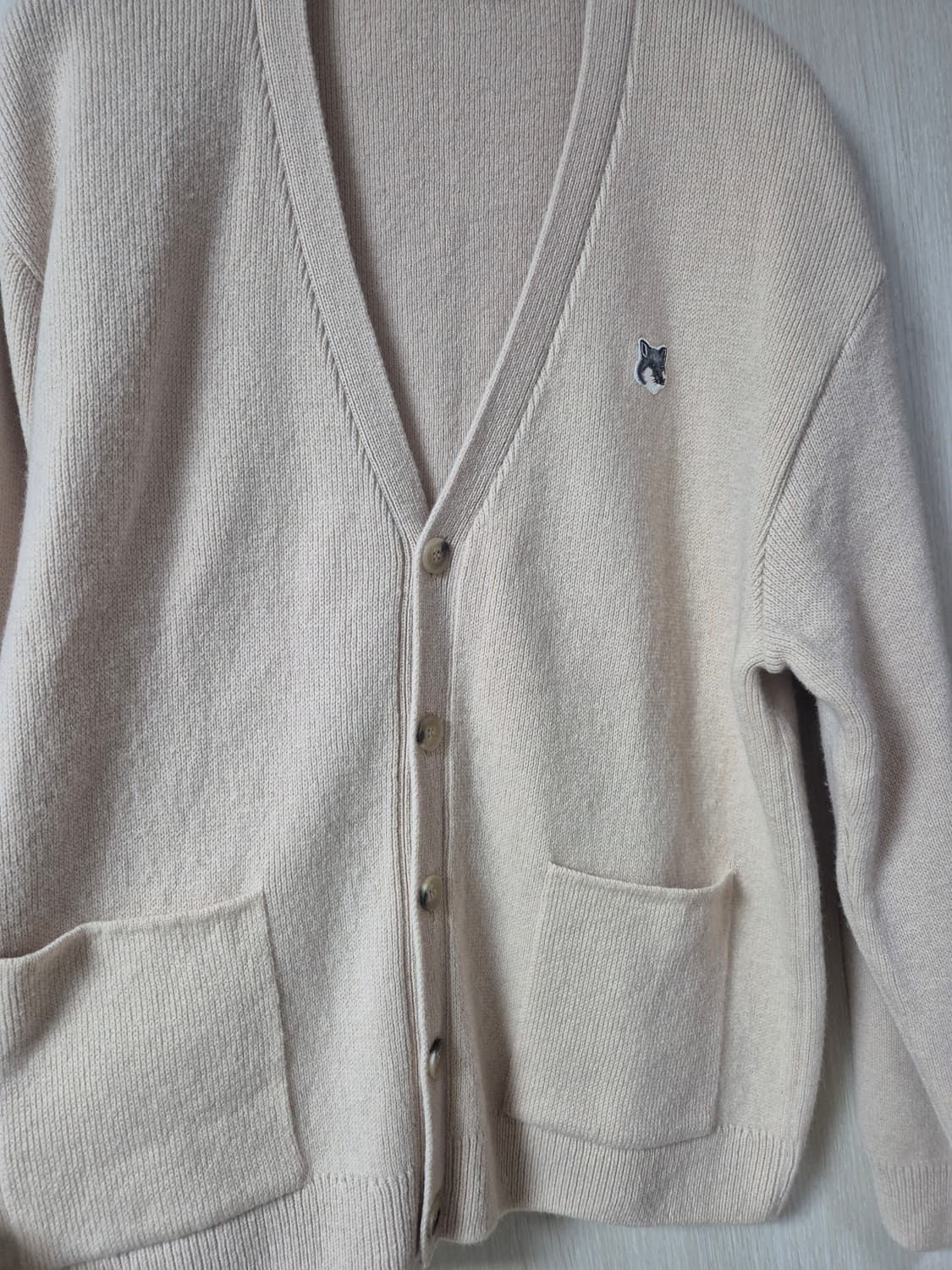 (22년) 메종키츠네 폭스헤드 패치 가디건  XL 남성 상품이미지5