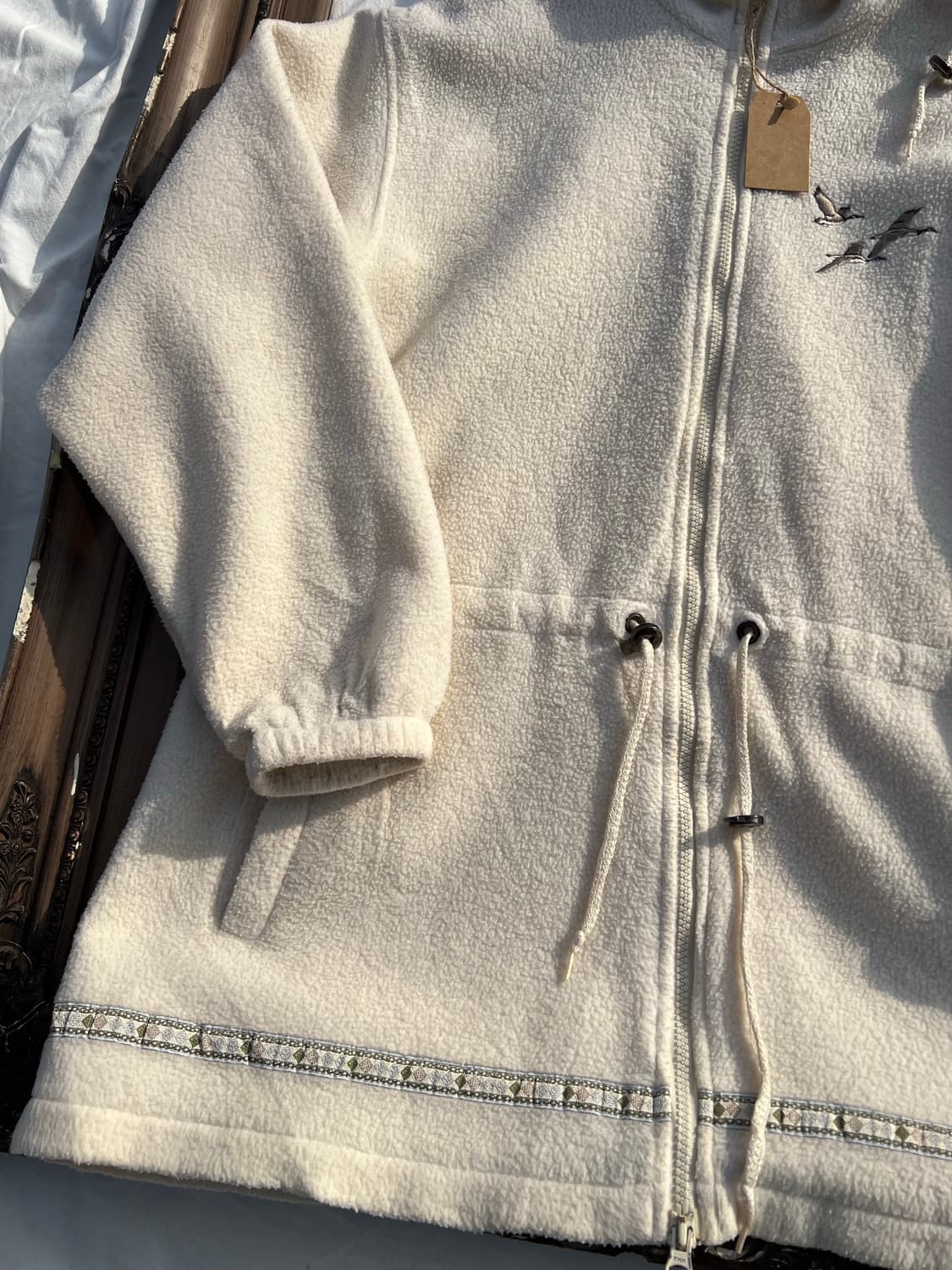 클래식 체크 집업 플리스 자켓 상품이미지5