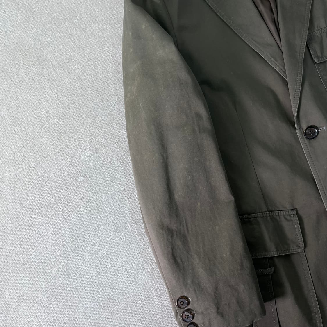 100 구찌 빈티지 포켓 코튼 블레이져 상품이미지5