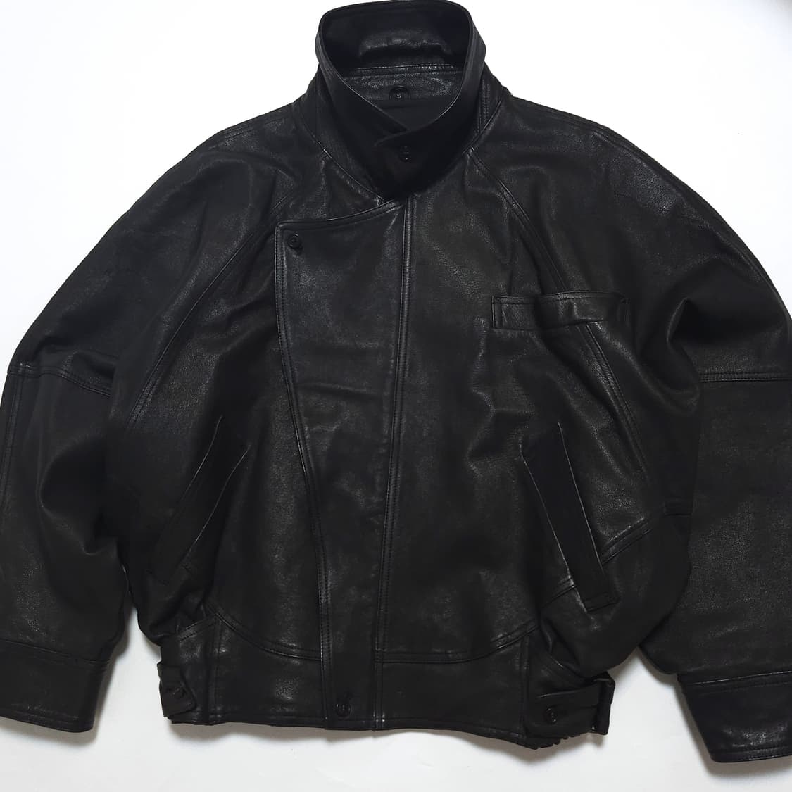 90s 가카 gacca 재팬 피그 스킨 레더 자켓 상품이미지3