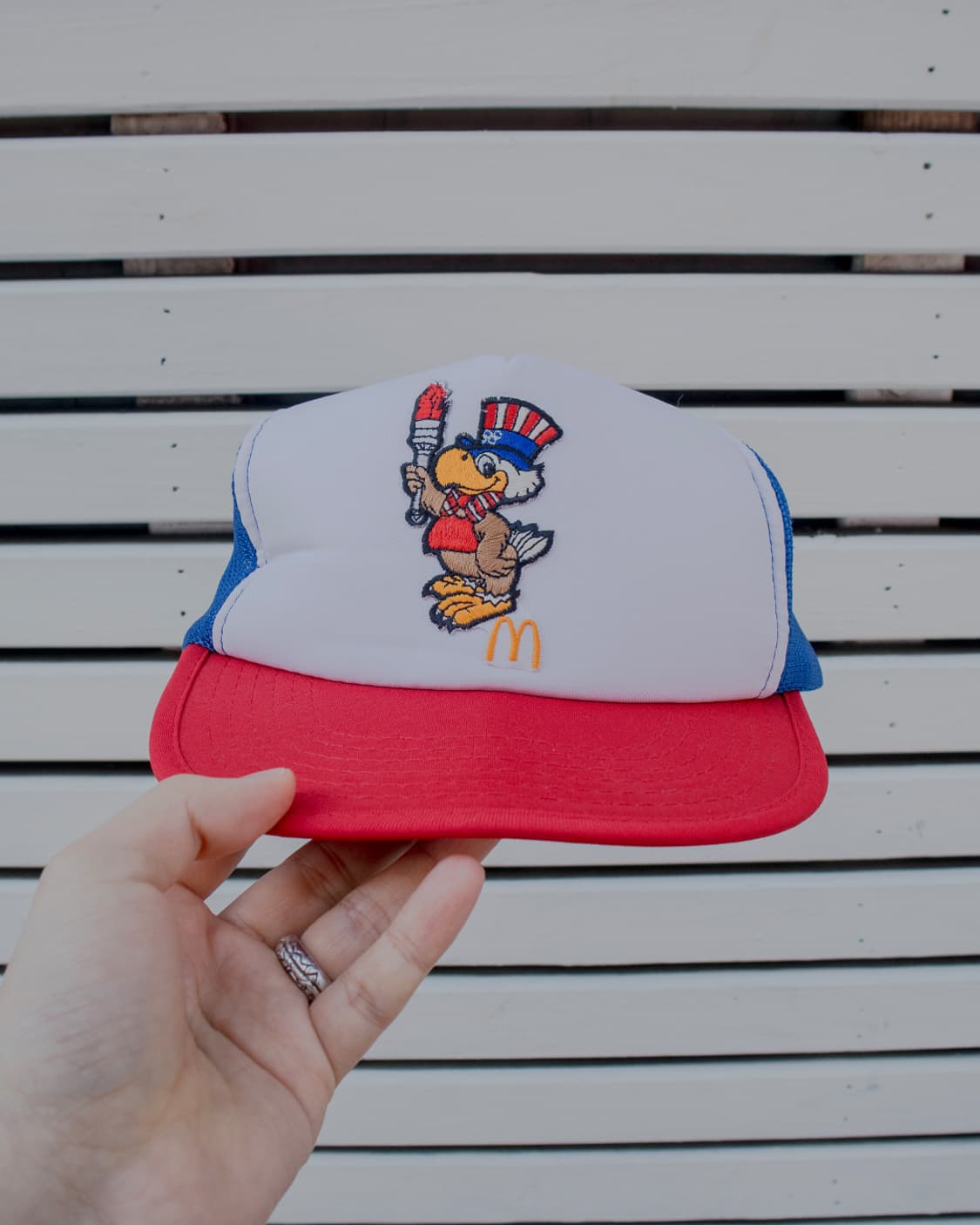 1984 맥도날드 Los Angeles Olympic 트러커 매쉬 캡 상품이미지1