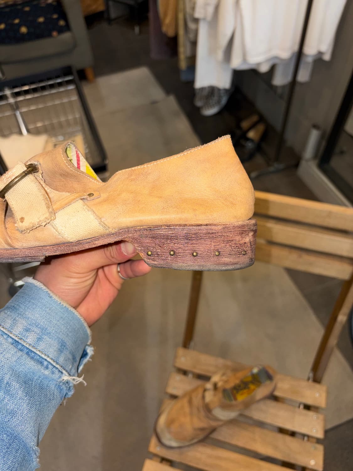 Whoop`EE’ casual shirring buckle loafers 상품이미지8