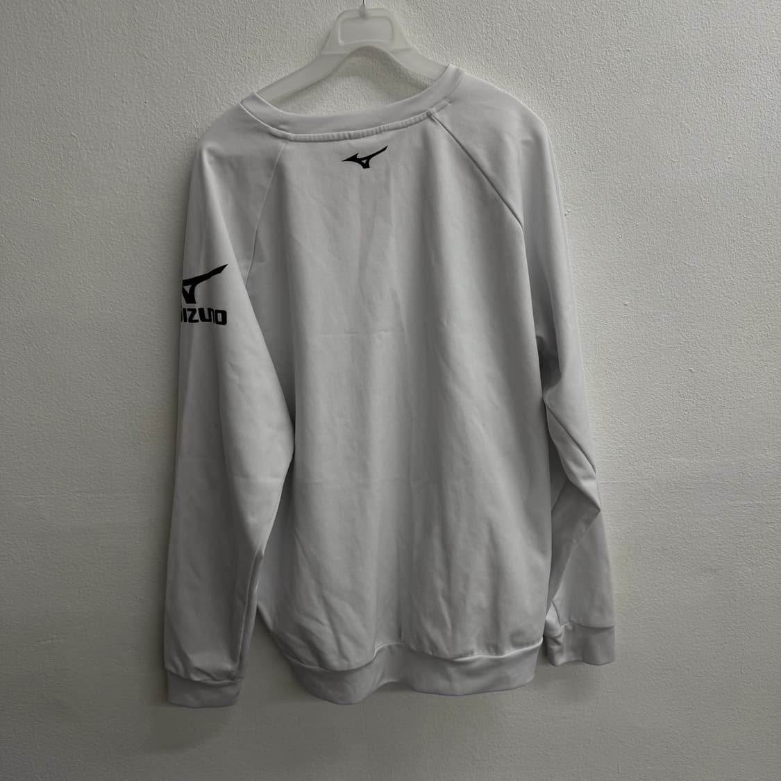 미즈노 트레이닝 흰색 롱슬리브 2XL 상품이미지4