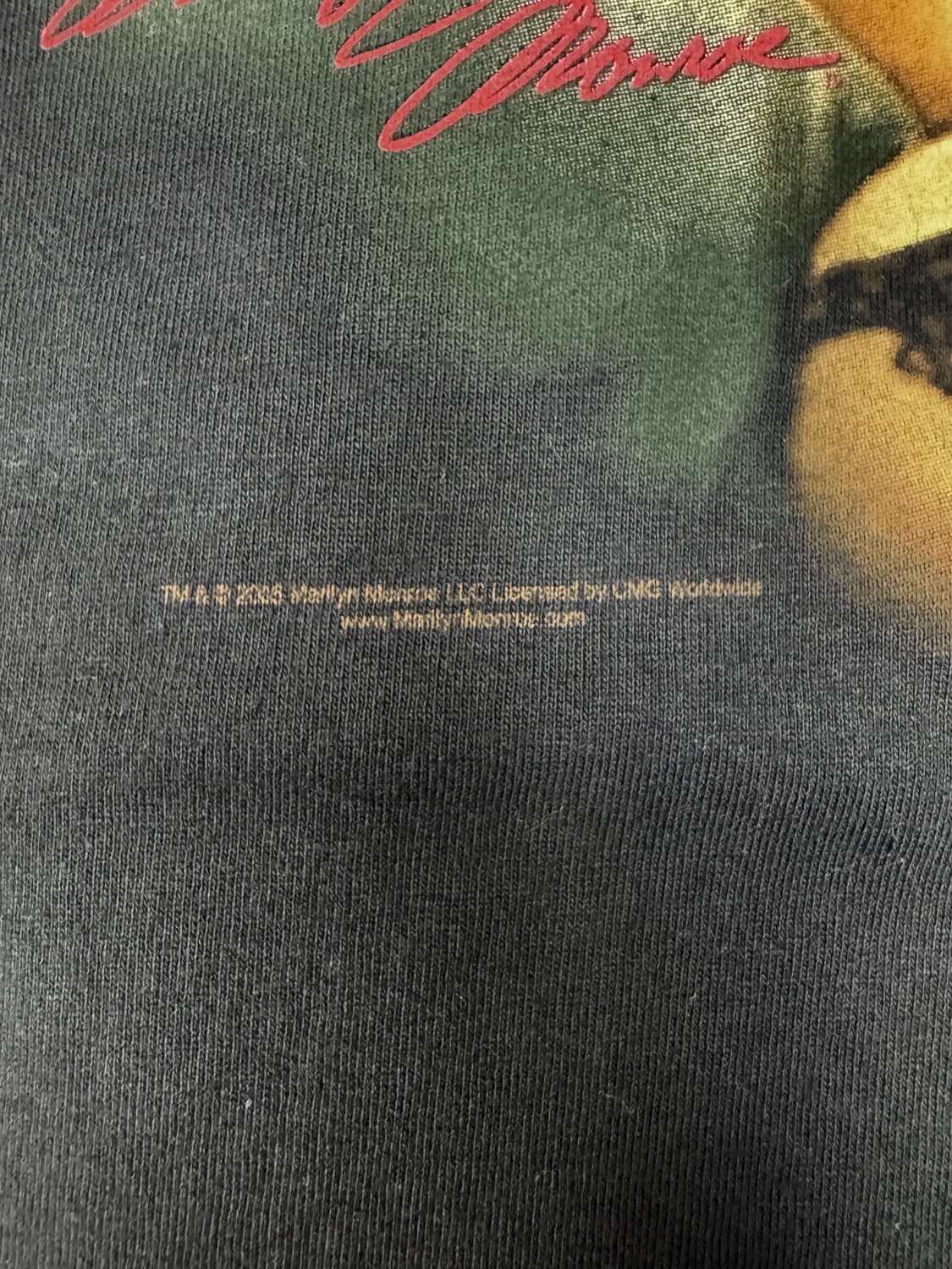 빈티지 00s 마릴린먼로 티셔츠 XL 상품이미지3