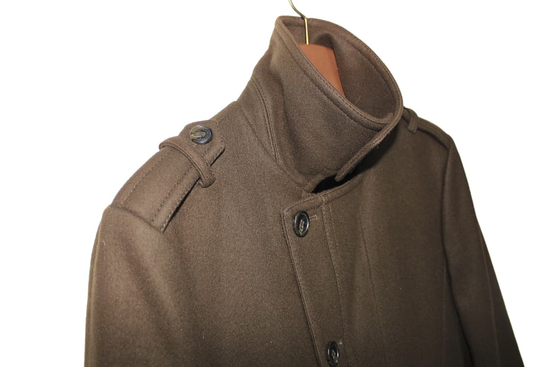 솔리드옴므 캐시미어 하이넥 오피서 코트  상품이미지8