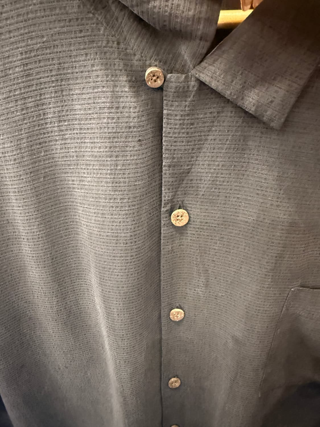 Tommy Bahama 포켓 블랙 반팔 셔츠 상품이미지6