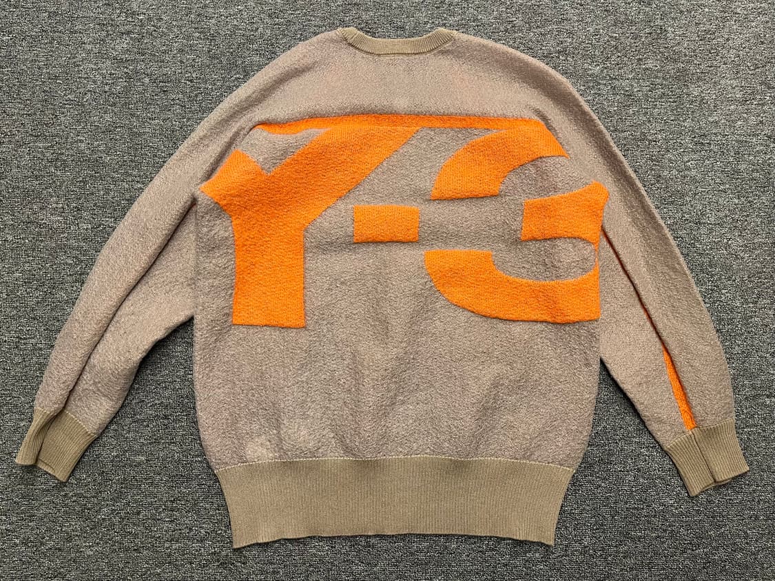 [90~95] Y-3 오렌지라인 포인트 니트 S  상품이미지5