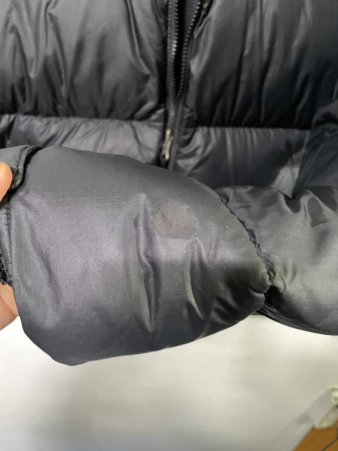 노스페이스 에코 눕시 블랙 패딩 95 사이즈  상품이미지8