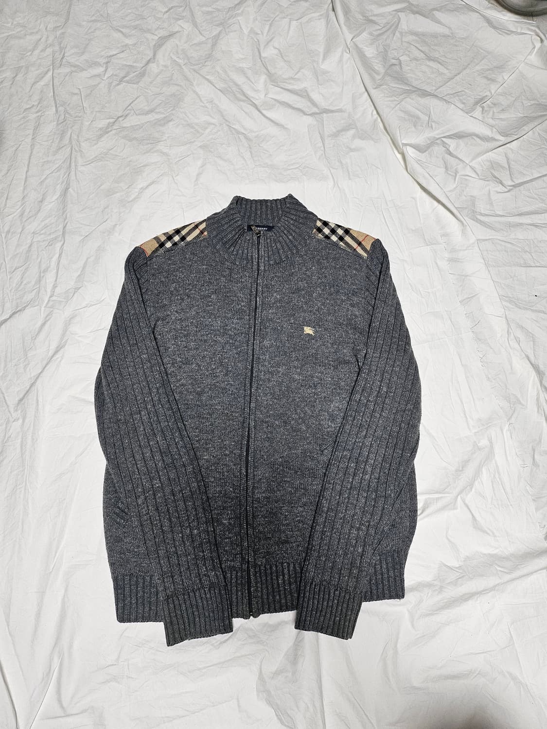 00s 버버리 노바체크 가디건 95 상품이미지1