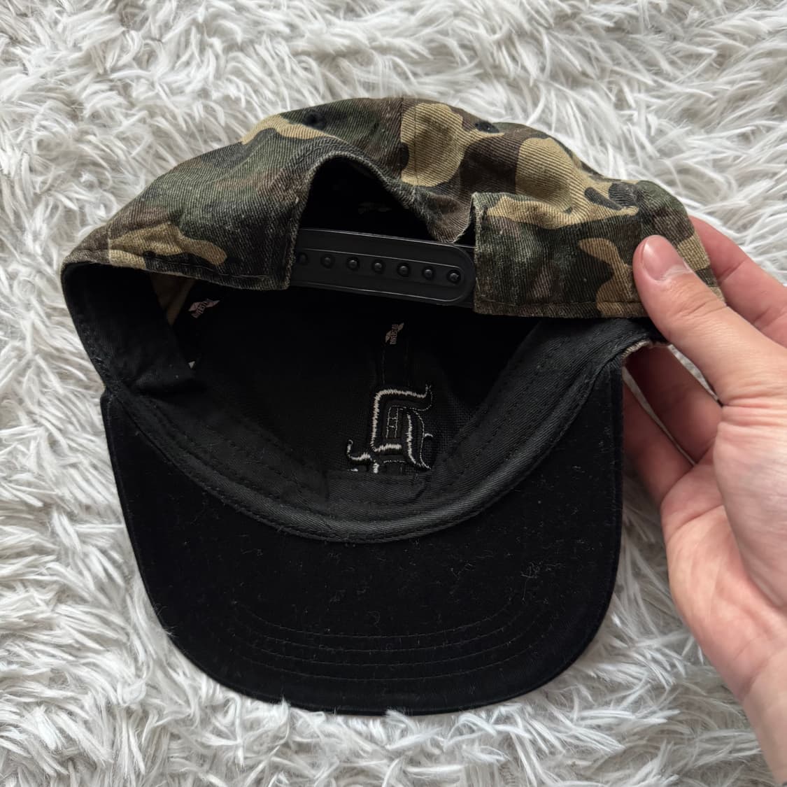 DIVERSTYLE 일본빈티지 카모 캡 볼캡 카모캡 카모모자 남여공용 상품이미지8