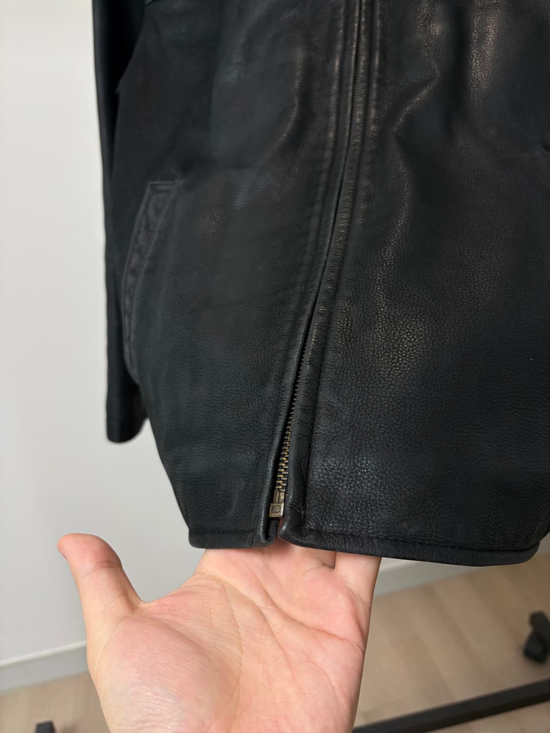 (100) 90s Lee 리 소가죽 라이더 가죽자켓 상품이미지7