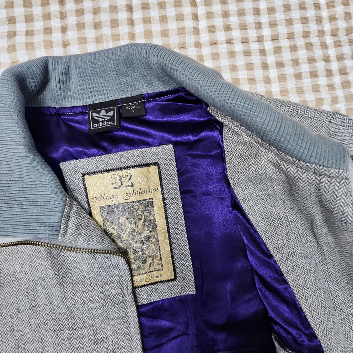 한정판 아디다스 윌트 페인벌렛 헨링본 자켓 남자100~105 상품이미지6