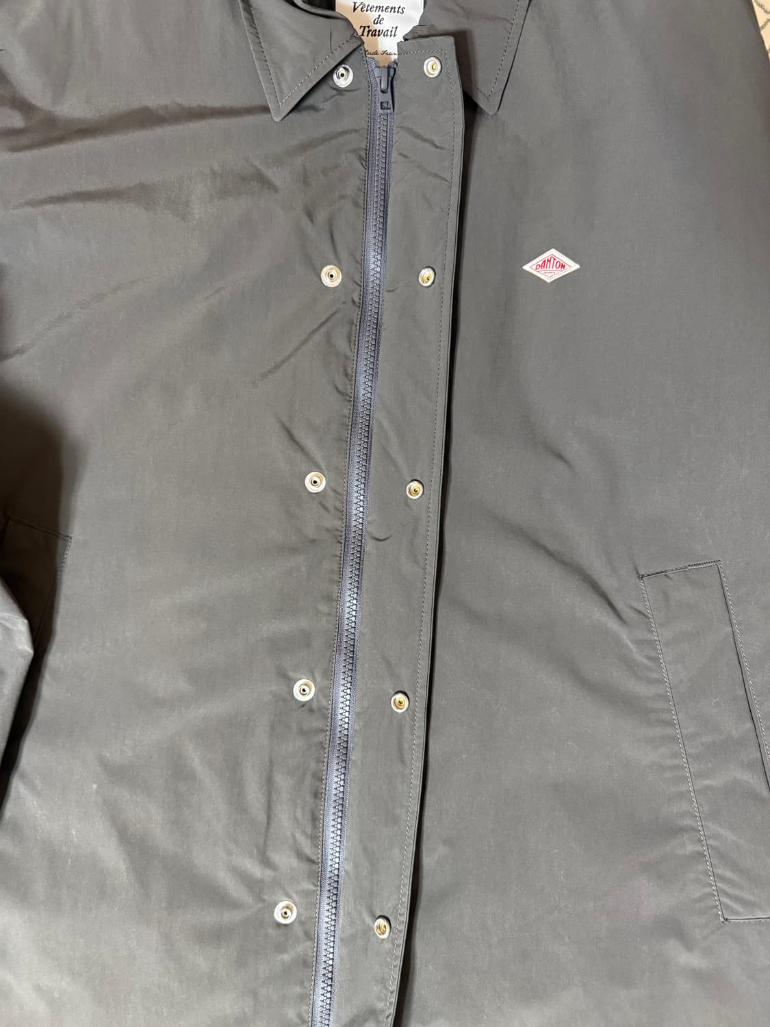 단톤 인슐레이션 코치자켓 블루종 42사이즈 상품이미지3