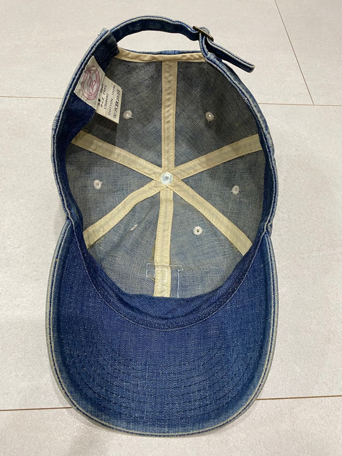 풀카운트 6843HW F로고 빈티지 워싱 볼캡 상품이미지5