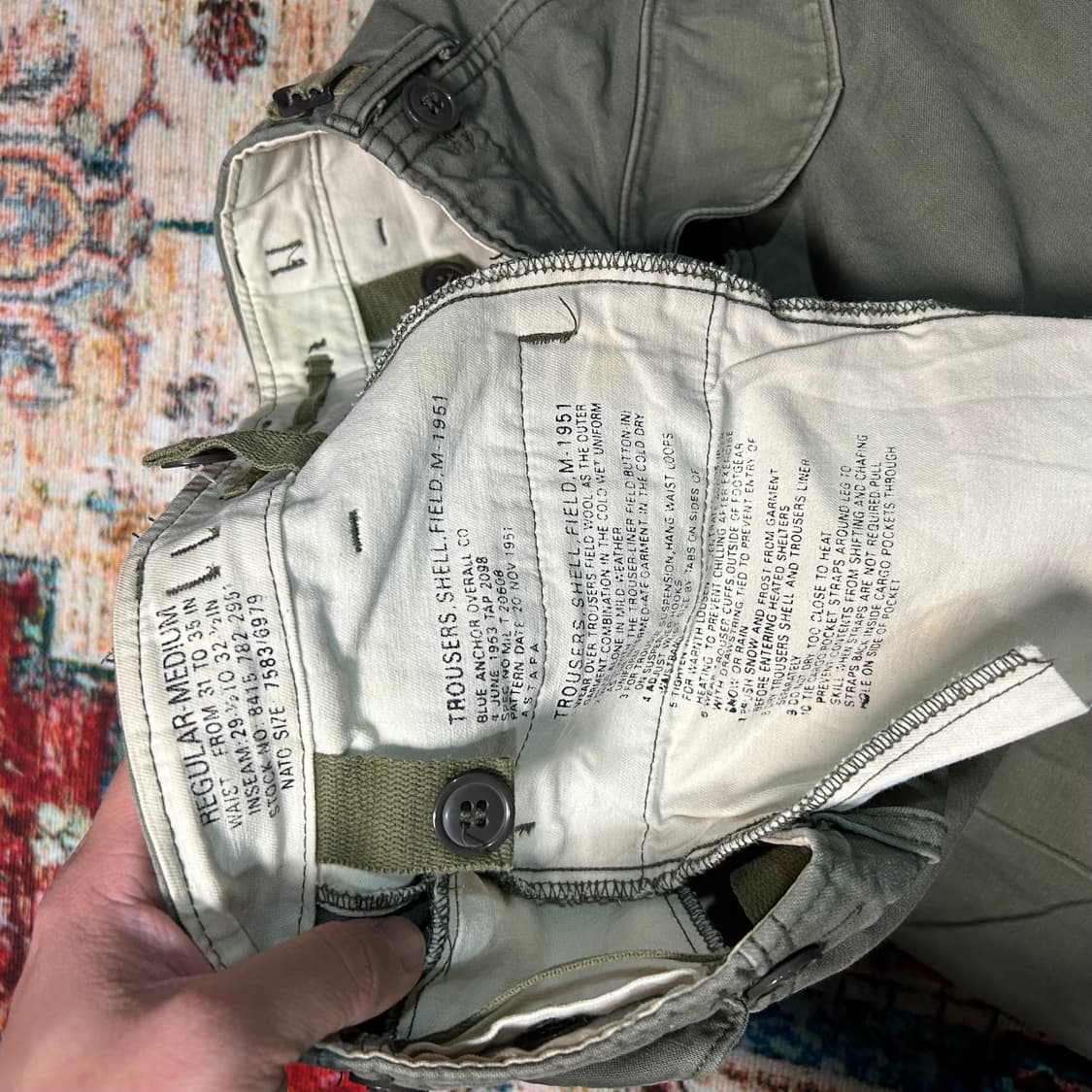 [31] 50s US ARMY M-51 카고 팬츠 상품이미지4