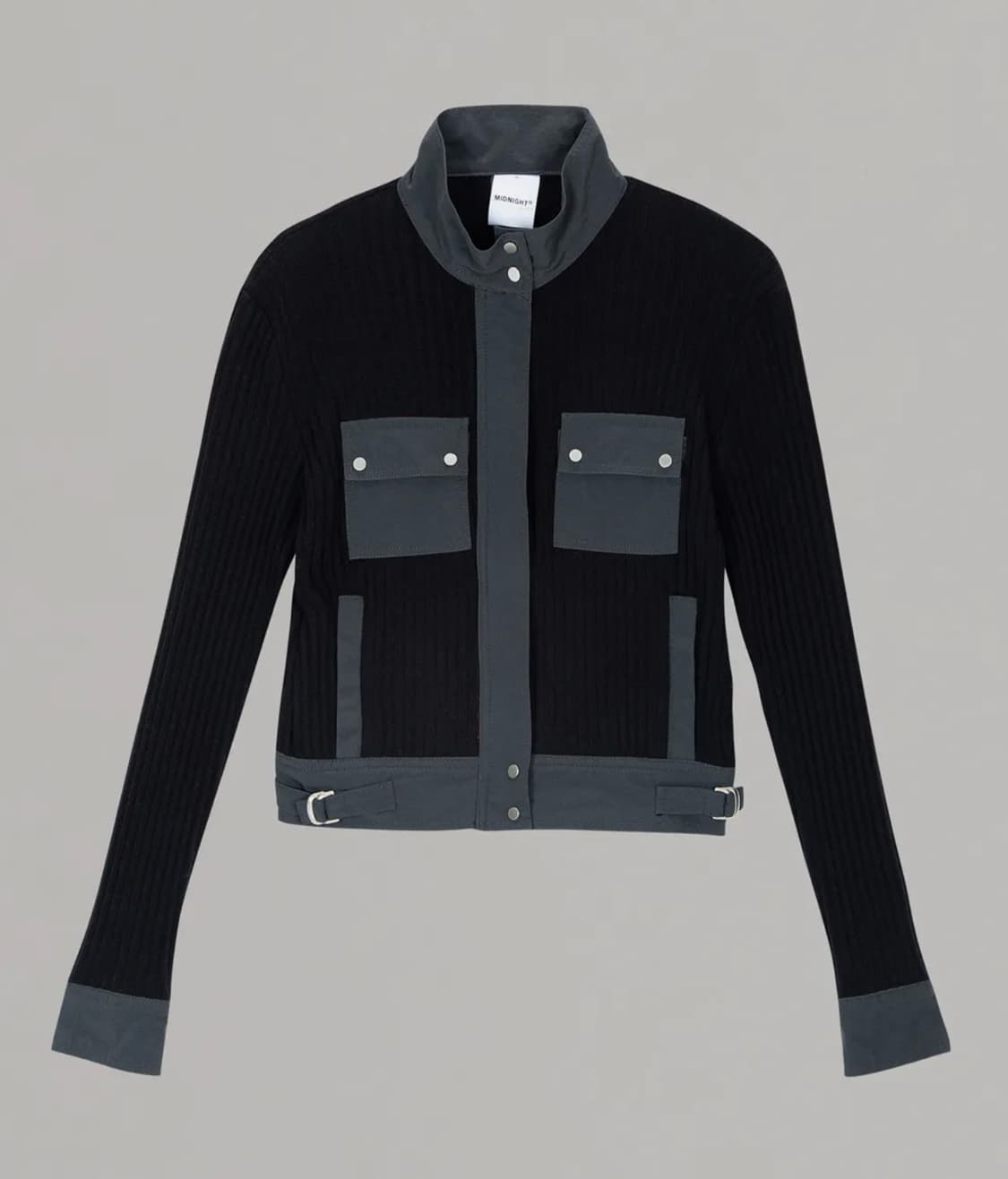 미드나잇무브 자켓니트 니트 상의 집업니트 상품이미지2