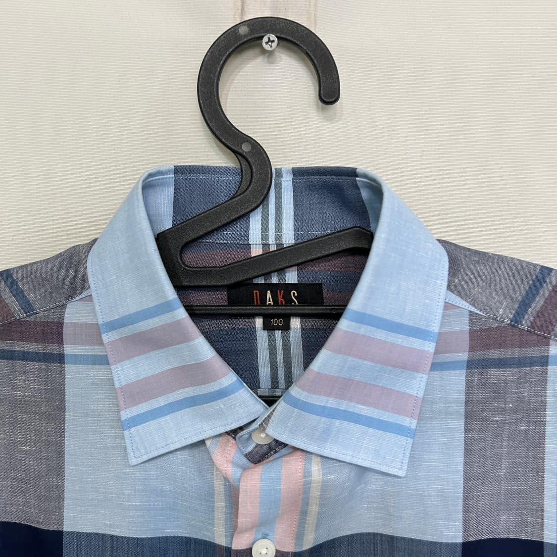 닥스 남성 체크 셔츠 100  상품이미지2