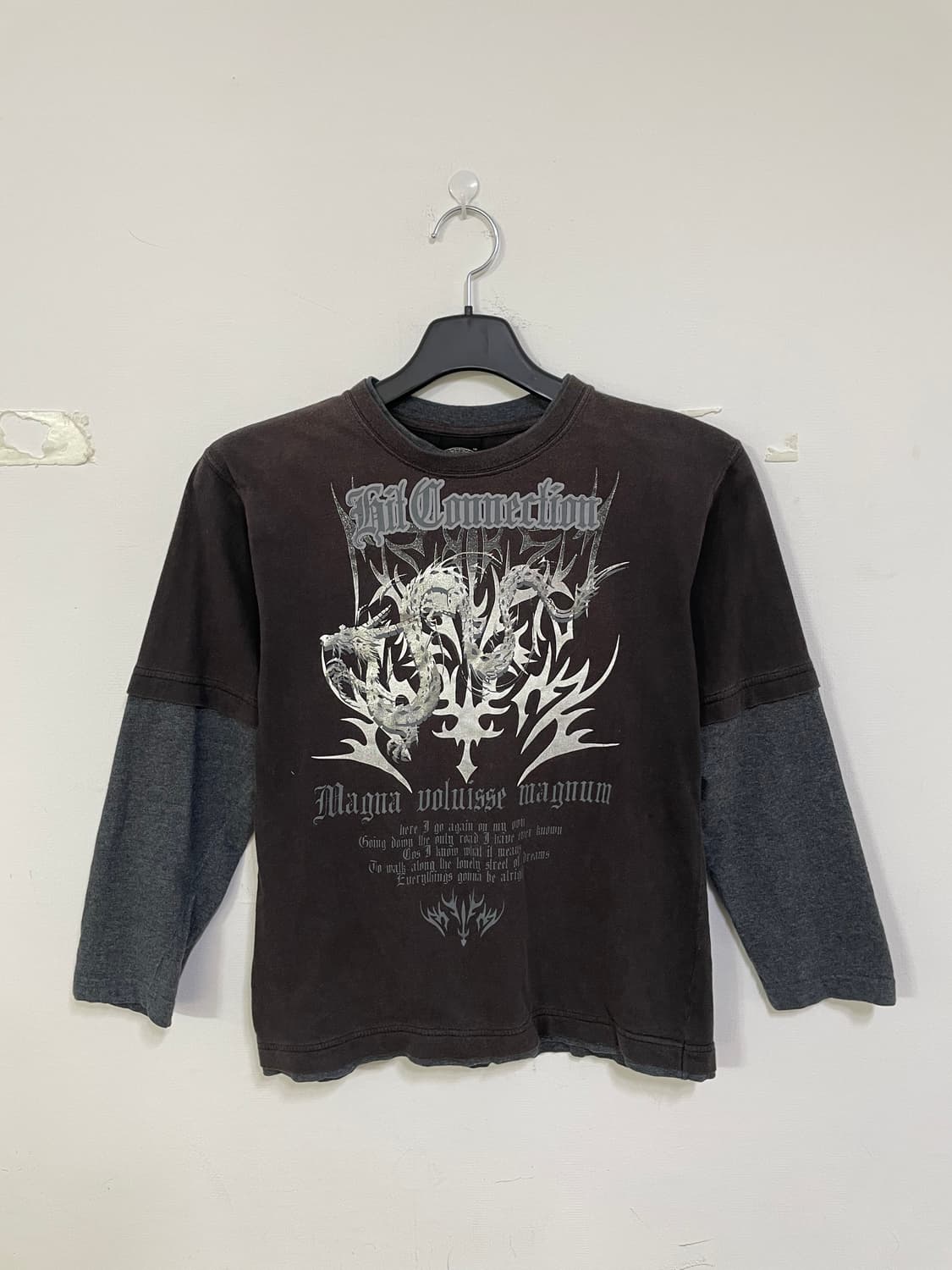 Hit Connection 레이어드 긴팔 티셔츠 상품이미지2