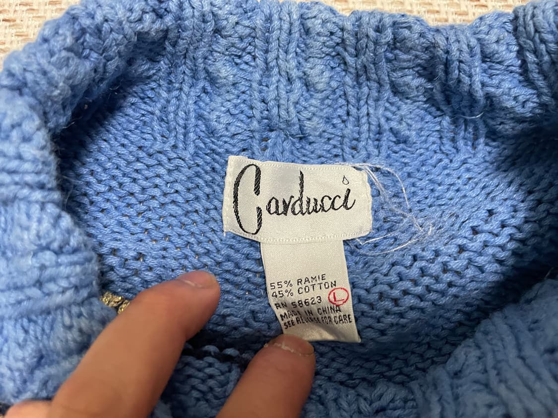 카르두치 성조기 이글 코튼 니트 J03269 상품이미지4